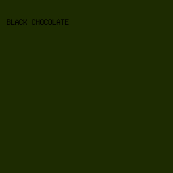 1d2b01 - Black Chocolate color image preview