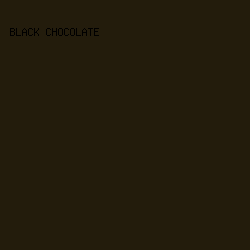231c0c - Black Chocolate color image preview