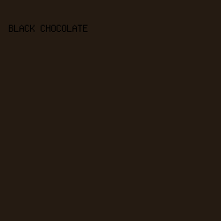 251b12 - Black Chocolate color image preview