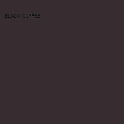 362d30 - Black Coffee color image preview