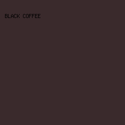 3A2A2C - Black Coffee color image preview