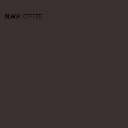 3B2F2F - Black Coffee color image preview