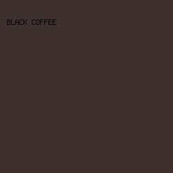 3E302D - Black Coffee color image preview