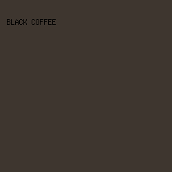 3E362F - Black Coffee color image preview