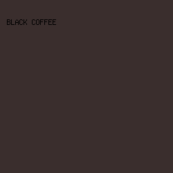 3a2e2d - Black Coffee color image preview