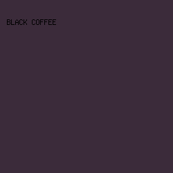 3b2b3a - Black Coffee color image preview