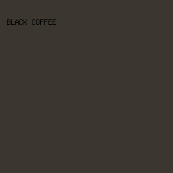 3b372e - Black Coffee color image preview