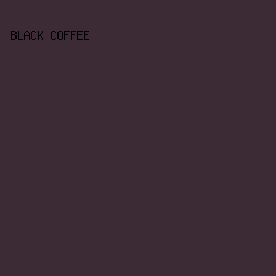 3c2b35 - Black Coffee color image preview