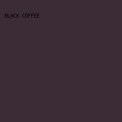 3c2c36 - Black Coffee color image preview