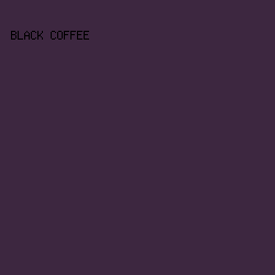 3d2740 - Black Coffee color image preview