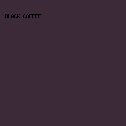 3d2a39 - Black Coffee color image preview