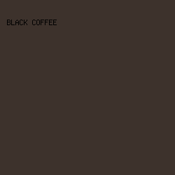 3d322c - Black Coffee color image preview