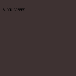 3e3232 - Black Coffee color image preview