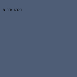 4E5D76 - Black Coral color image preview