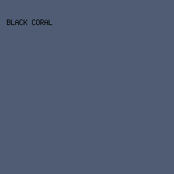 4F5C73 - Black Coral color image preview