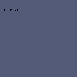 545B78 - Black Coral color image preview