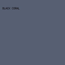 575F73 - Black Coral color image preview