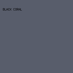 585d6b - Black Coral color image preview