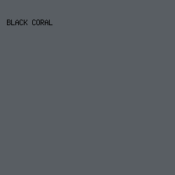 595e63 - Black Coral color image preview