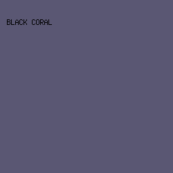 5A5773 - Black Coral color image preview