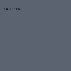 5B6370 - Black Coral color image preview