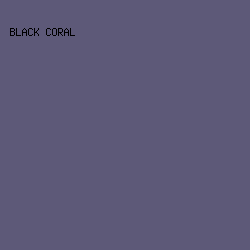 5D5978 - Black Coral color image preview