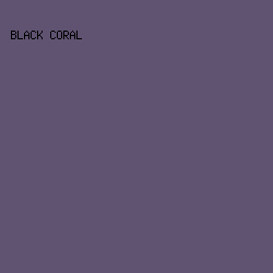 5F5371 - Black Coral color image preview