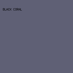 5F6075 - Black Coral color image preview