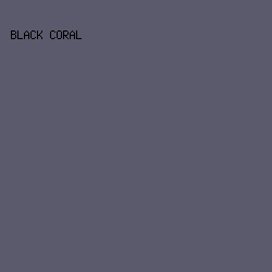 5b5a6d - Black Coral color image preview