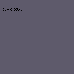 5e5a6b - Black Coral color image preview
