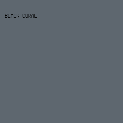 5e676f - Black Coral color image preview