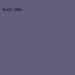 615D7A - Black Coral color image preview