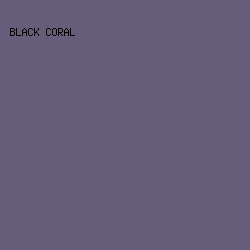 655D7A - Black Coral color image preview