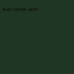 1F3422 - Black Leather Jacket color image preview