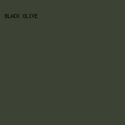 3C4234 - Black Olive color image preview