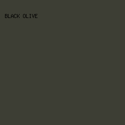 3D3E34 - Black Olive color image preview