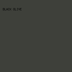 3E403A - Black Olive color image preview