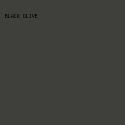 3F403C - Black Olive color image preview