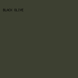 3d4031 - Black Olive color image preview
