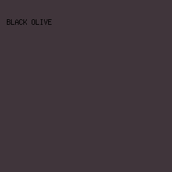 40353b - Black Olive color image preview
