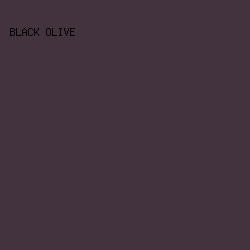 42333F - Black Olive color image preview