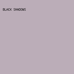 BBADB8 - Black Shadows color image preview