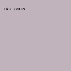 C0B3BB - Black Shadows color image preview
