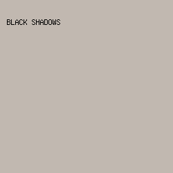 C1B8B0 - Black Shadows color image preview