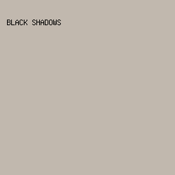 c1b8ae - Black Shadows color image preview