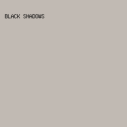 c1bab3 - Black Shadows color image preview