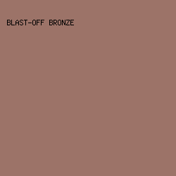 9C7368 - Blast-Off Bronze color image preview