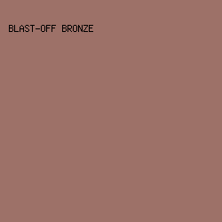 9D7168 - Blast-Off Bronze color image preview