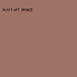 9E7265 - Blast-Off Bronze color image preview