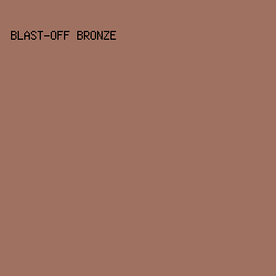9f7161 - Blast-Off Bronze color image preview